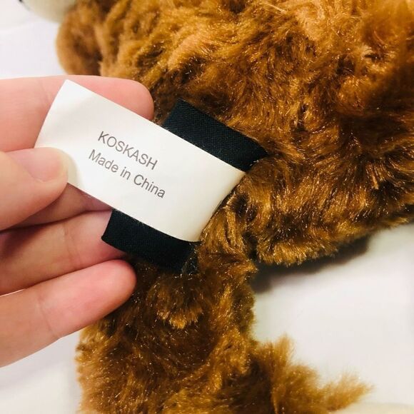 2003 koskash monkey pirate hanging attachable hands plush brown - Picture 5 of 8